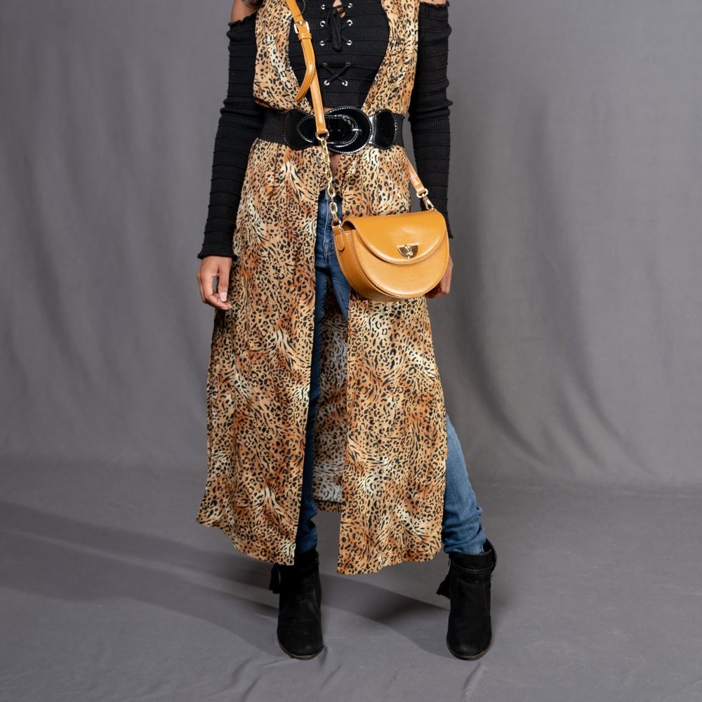 Melie Bianco Bradley Crossbody Bag (Camel)